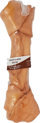 Hueso Piel Natural Bacon 9cm